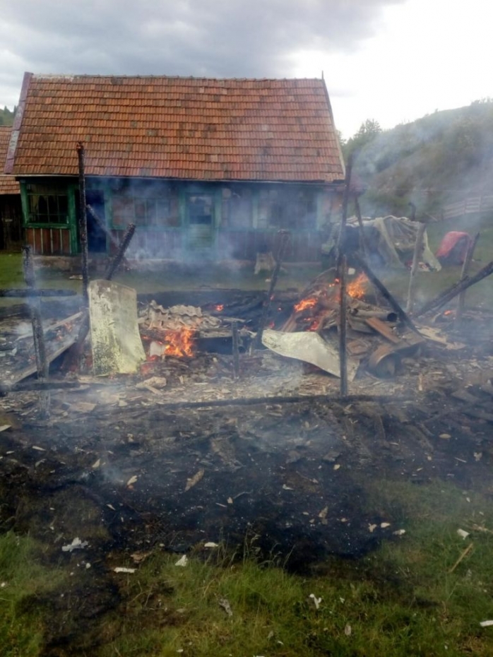Incendiu la o gospodărie din Mărgău 06.06.2020