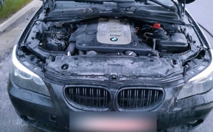 O mașină a luat foc pe A3 06.06.2020
