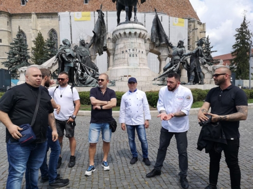 Protest bucătari Piața Unirii