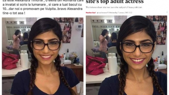 Un consilier din Câmpia Turzii a postat o poză cu o actriță porno, spunând că e „elevă de 10 la BAC”