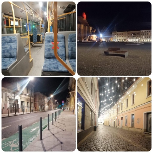 E pustiu în Cluj-Napoca! Bate vântul pe străzile orașului de când s-au aplicat noile restricții. GALERIE FOTO