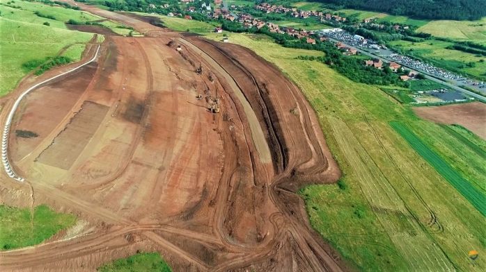 Progres spectaculos pe A3, Nădăşelu-Zimbor. Lucrările avansează în ritm alert.