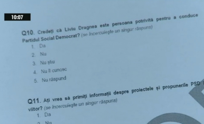 Social-democrații declanșează operațiunea „Chestionarul PSD” sau cât de iubit este Liviu Dragnea