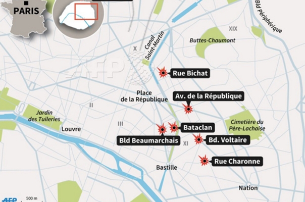 Harta Atacurilor De Vineri De La Paris și Cronologia Ultimelor