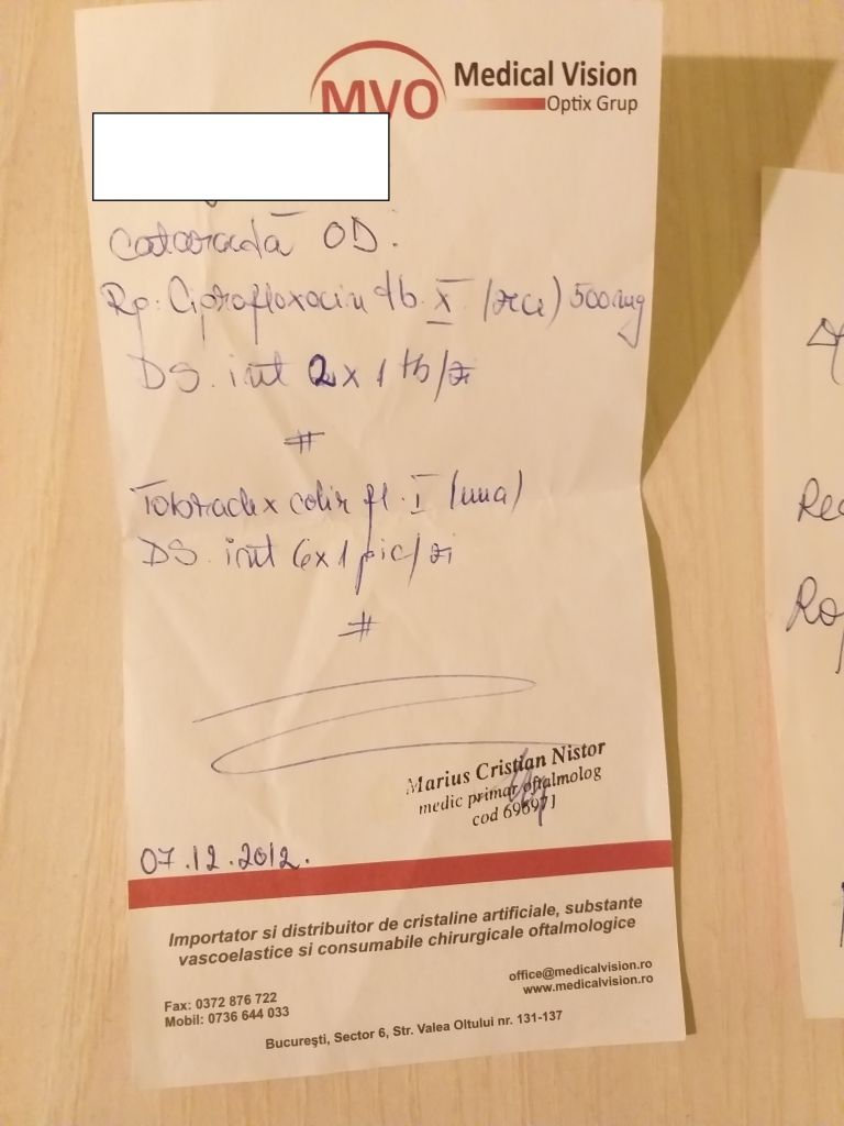 Un fals medic oftalmolog din Cluj Napoca ar fi operat, timp de 10 ani, fără să aibă acest drept