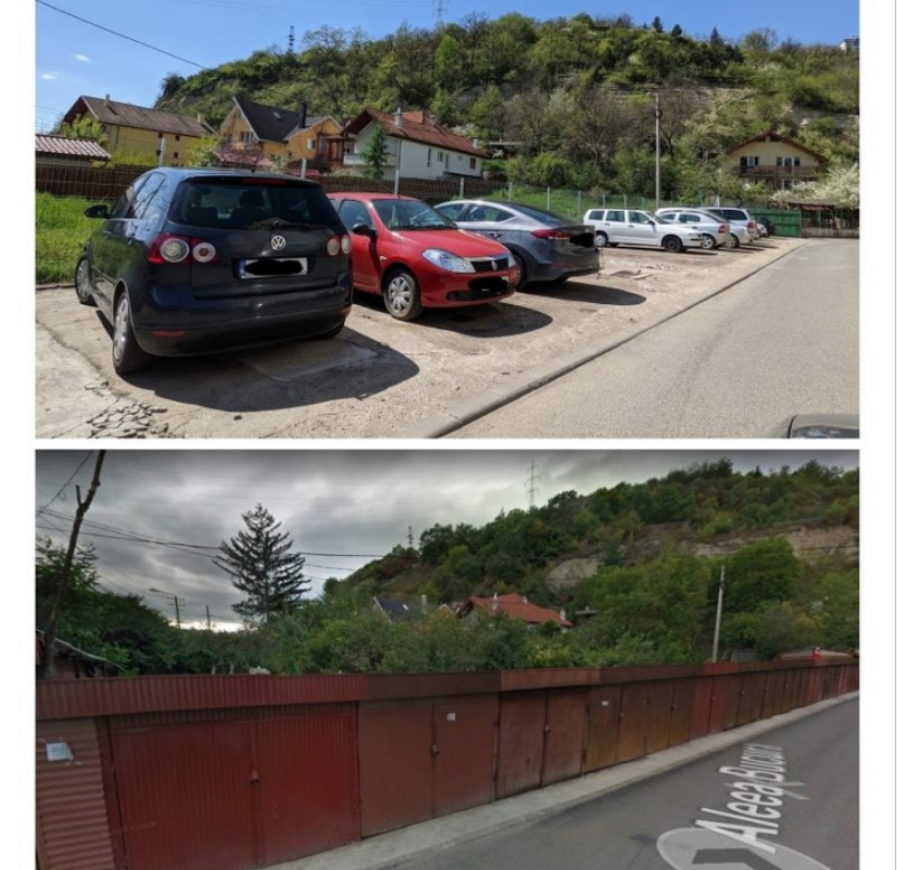 FOTO. Înainte și după demolarea garajelor în Grigorescu. „N-a rămas niciun borcan cu murături”