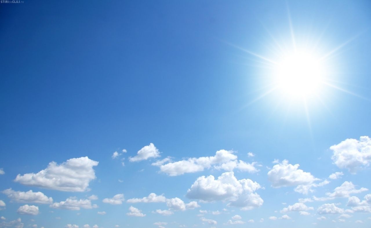 Vremea se îmbunătățește la Cluj! Temperaturi de peste 20 de grade celsius